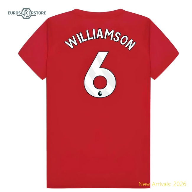 Gentle Arsenal Kids Jersey Williamson 2024-2025 Kids-safe Technology