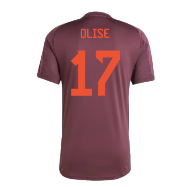 Performance 2024-2025 Bayern Munich Training Shirt (Shadow Maroon) (Olise