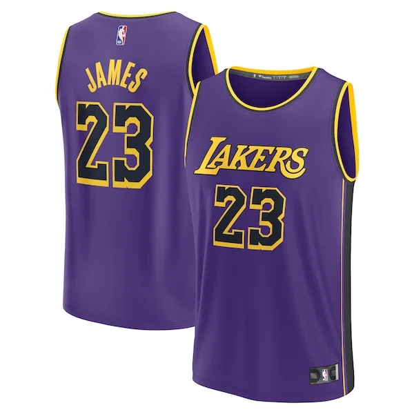 LeBron James LAL Replica Jersey - Budget-Friendly - Licensed Product