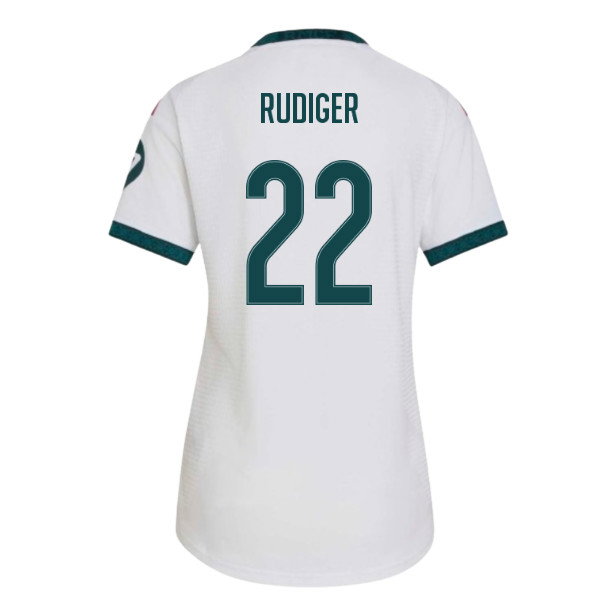 [HP] 2026-2027 Real Madrid Authentic Home Shirt (Womens) (Rudiger 22)