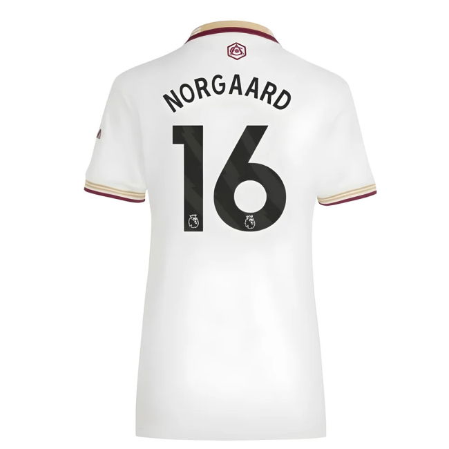 Norgaard 16 Heritage 2025-2026 Arsenal Third Heritage Jersey (Womens)