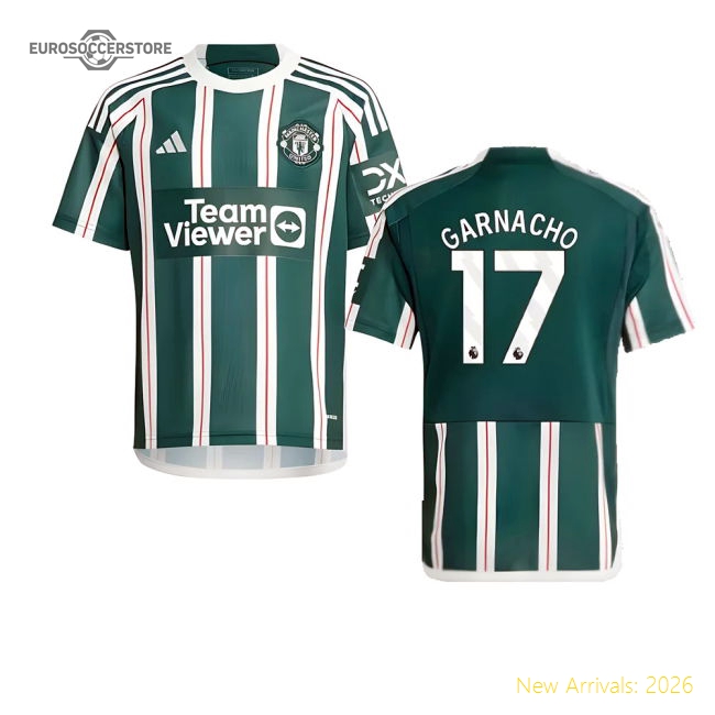 2023-2024 Man Utd Away Shirt (kids) (garnacho 17) - Authentic Design