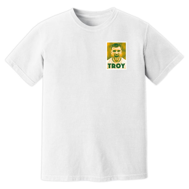 Troy Parrott Number 7 T-Shirt (White) Quality Authentic
