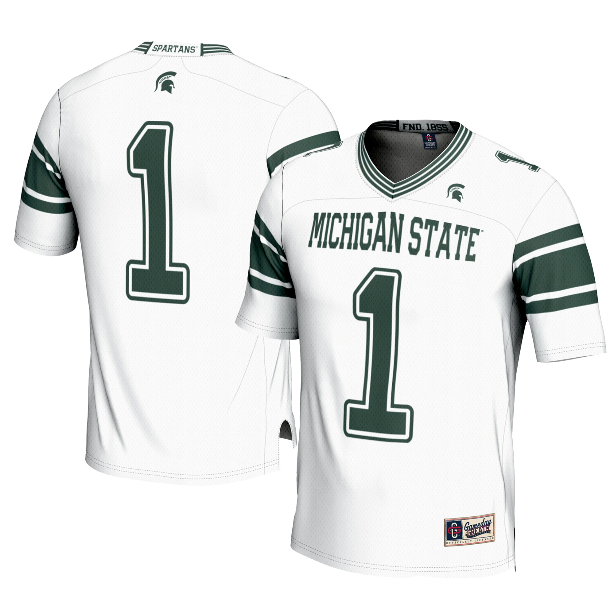 [NJP] Michigan State Spartans GameDay Greats Football Jersey - White