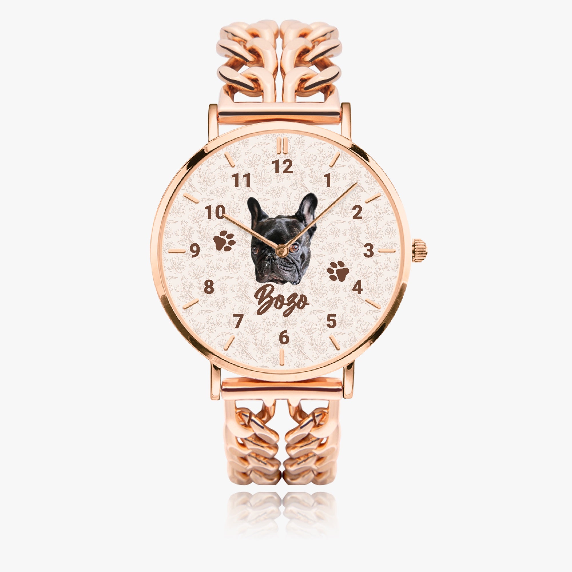 Chic Hollow Strap Watch For Frenchie Lovers Outdoor Use | Safe For Paws