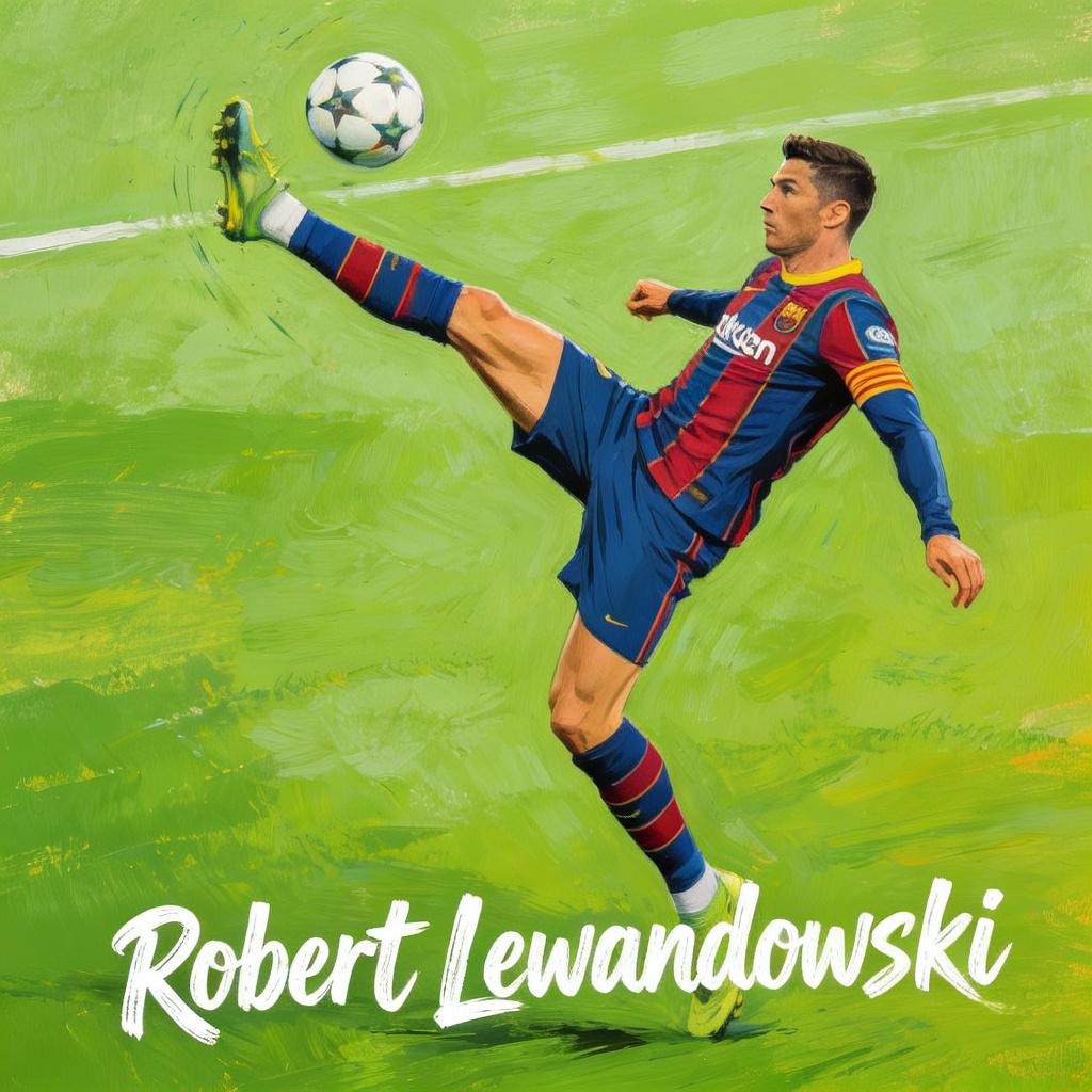 Robert Lewandowski Football Jersey