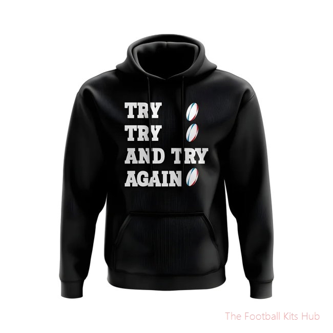 Try, Try & Try Again Hoody (Black)