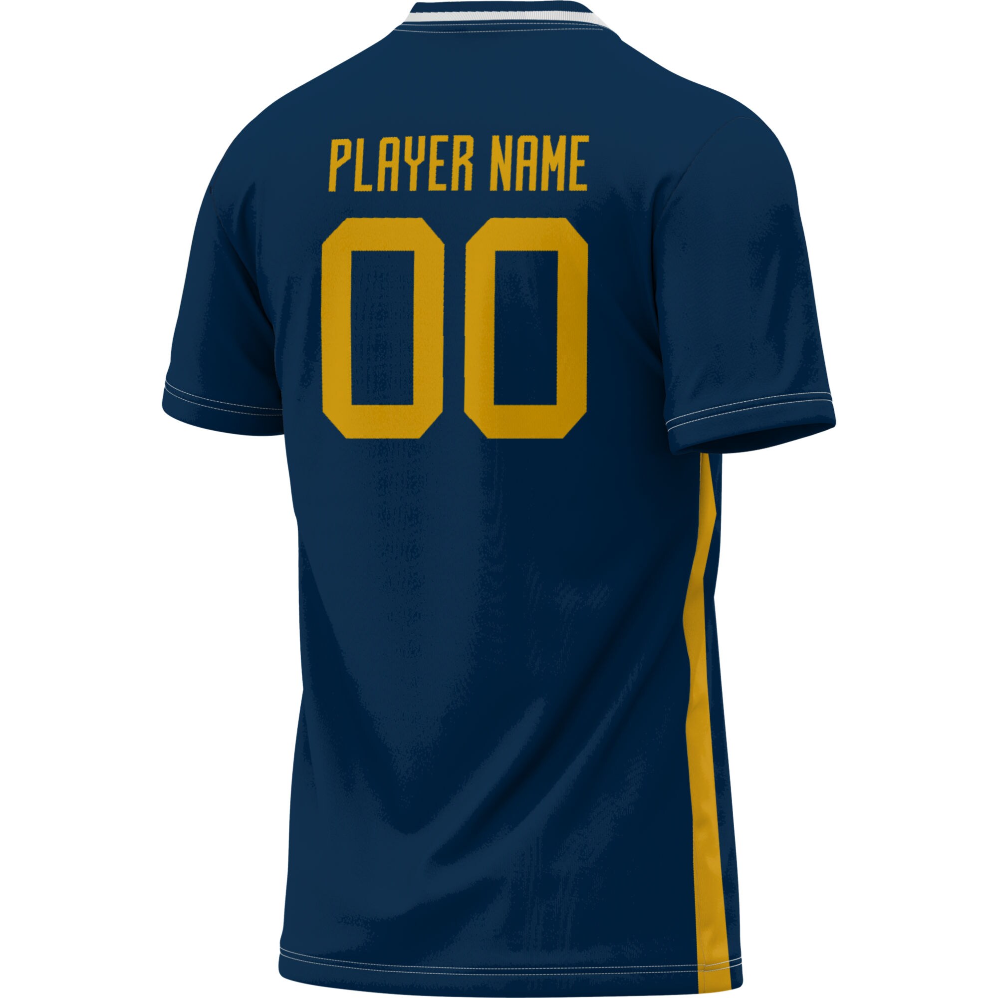 [SJH] West Virginia Mountaineers GameDay Greats Youth Pick-A-Player NIL Lightweight Soccer Jersey - Navy