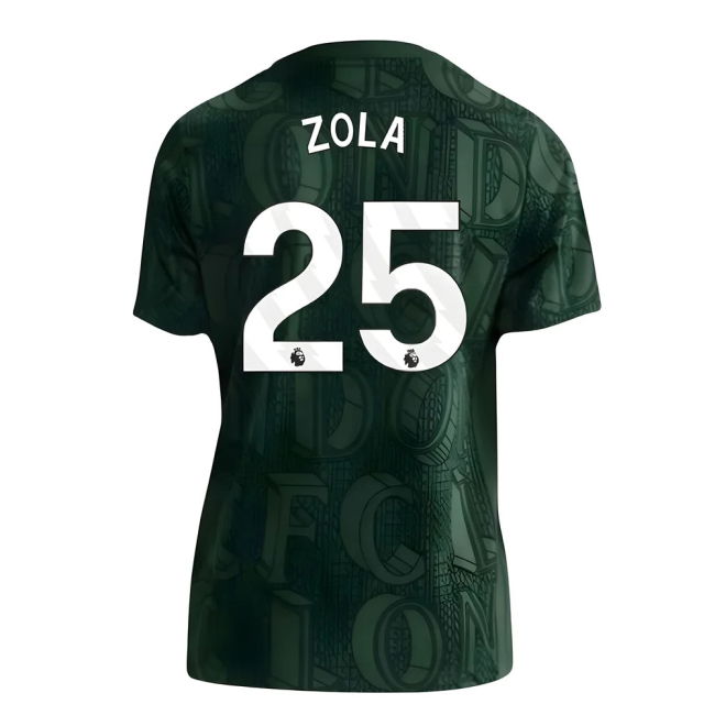 2025-20 Chelsea Home Jersey Zola #25 L M S Kids