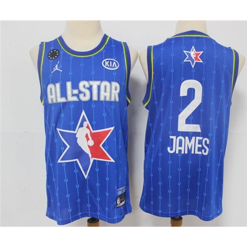 Youth Los Angeles Lakers #2 LeBron James Blue 2020 All-Star Stitched NBA Jersey