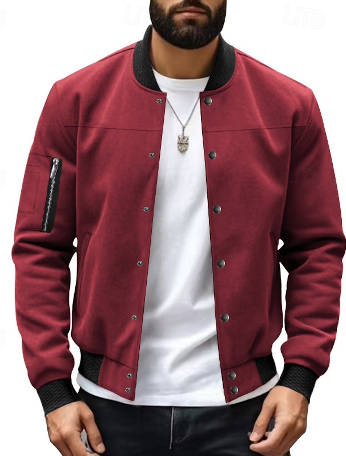 Men's Lightweight Jacket Summer Bomber Windbreaker Vacation Daily