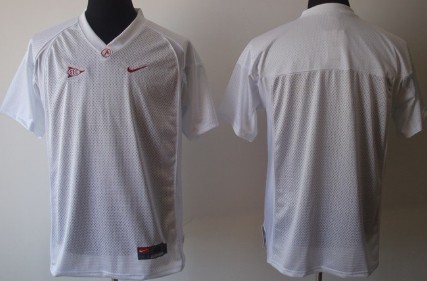Men's Alabama Bama White 2024 premium None #None durabl Jersey