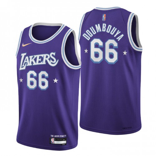 Lakers Purple Angeles Lakers #66 Nike Jersey - Budget-Friendly