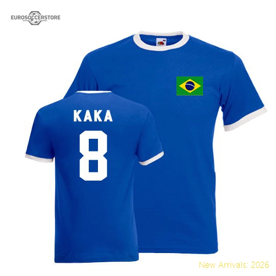 Durable Football Brazil T-shirt - Polyester Athletic Style