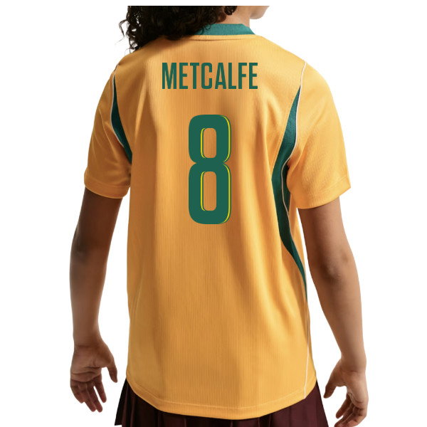 [FJH] 2026-2027 Australia Home Shirt (Kids) (Metcalfe 8)
