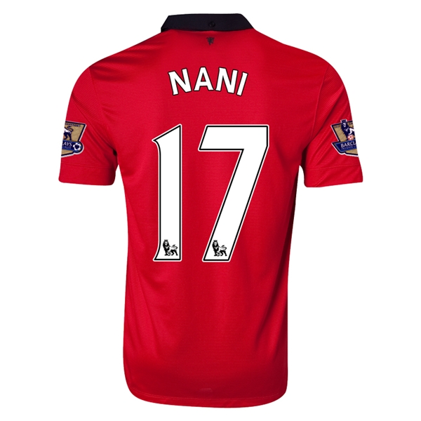 Lightweight Man Utd 13-14 Manchester United 17 NANI Home Jersey Shirt
