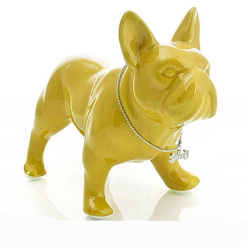 Ceramic - Safe French Bulldog Statue Indoor Use | Vet-recommended