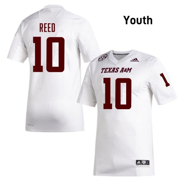 Youth(kids) Texas A&m Aggies #10 Marcel Reed Official Jersey