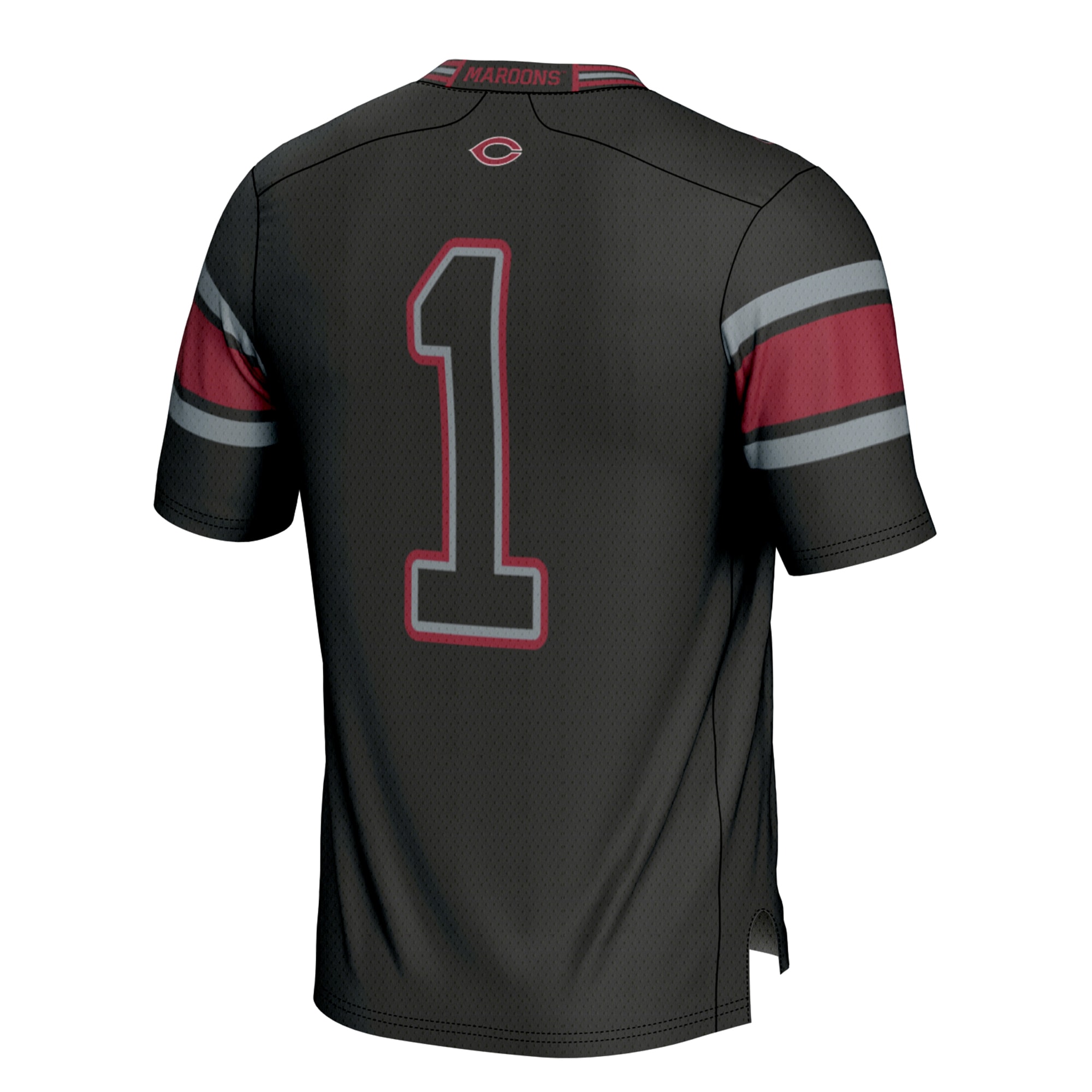 #1 UChicago Maroons GameDay Greats Youth Football Jersey - Black