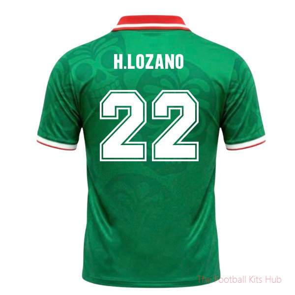UMBRO Mexico World Cup 26 Football Shirt (H.Lozano 22)