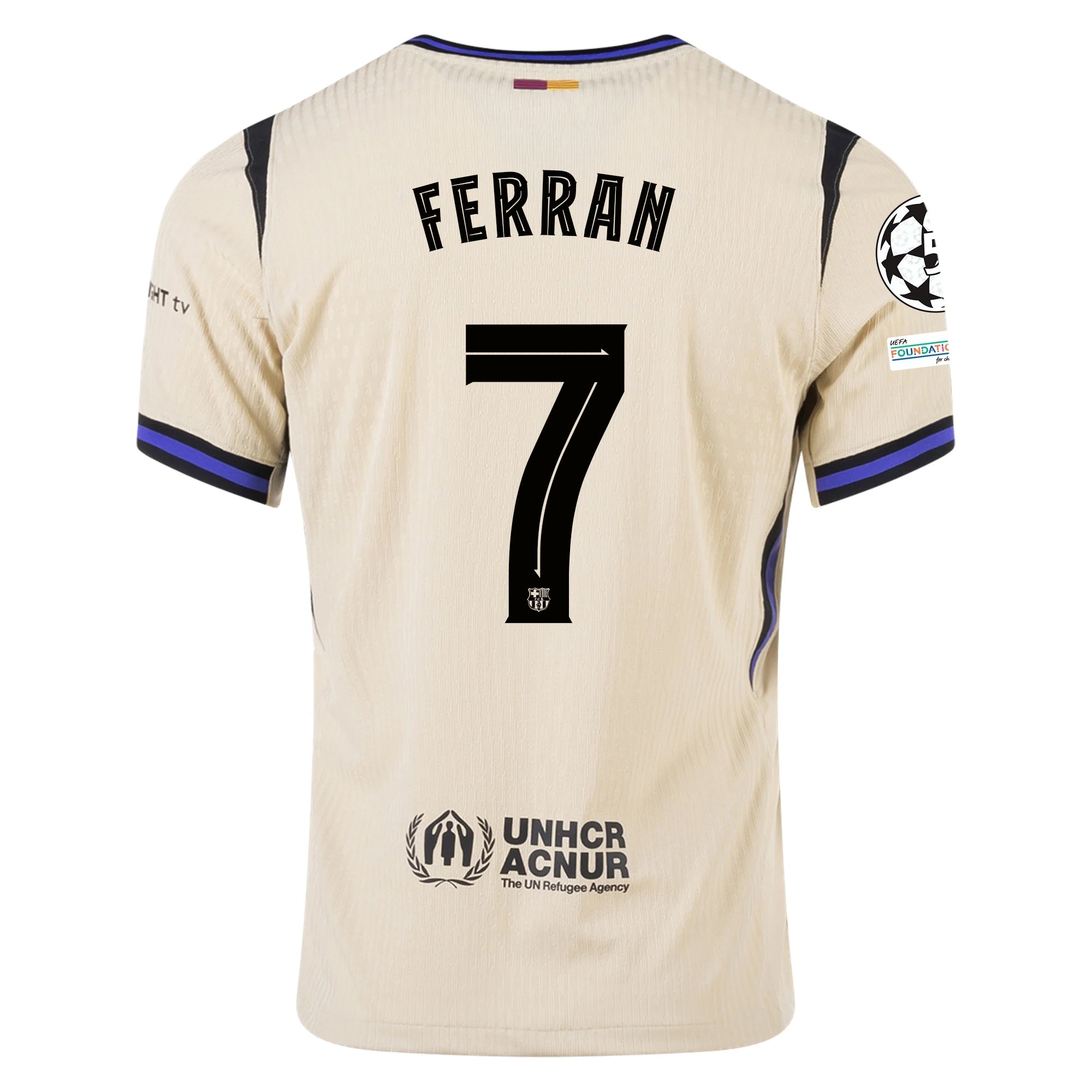 Barcelona Violet/Black) 2025-2026 UCL Away Jersey – Authentic Shirt