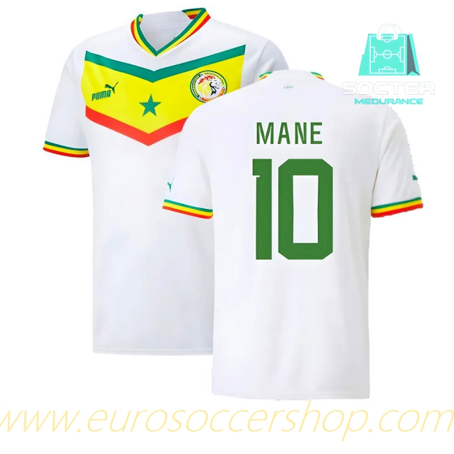 Authentic 2022-2023 Senegal Home Football Shirt (MANE 10)