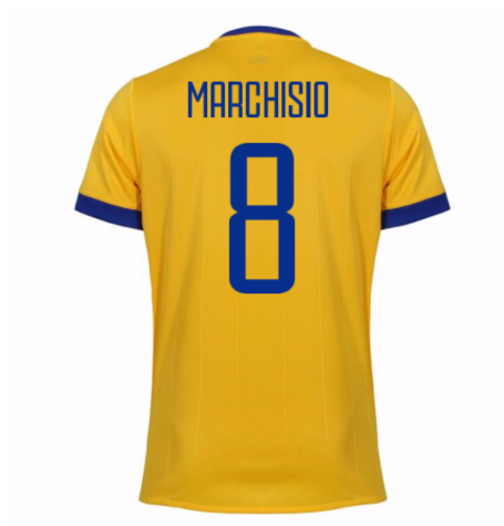 Juventus Away 201718 Marchisio 8 Soccer Jersey Shirt - Official