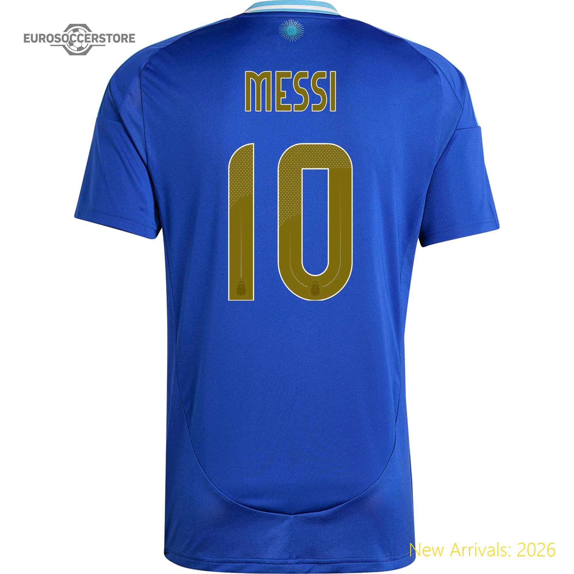 Eye-catching Fashionable Men Arg Team Authentic Away Jersey 2024