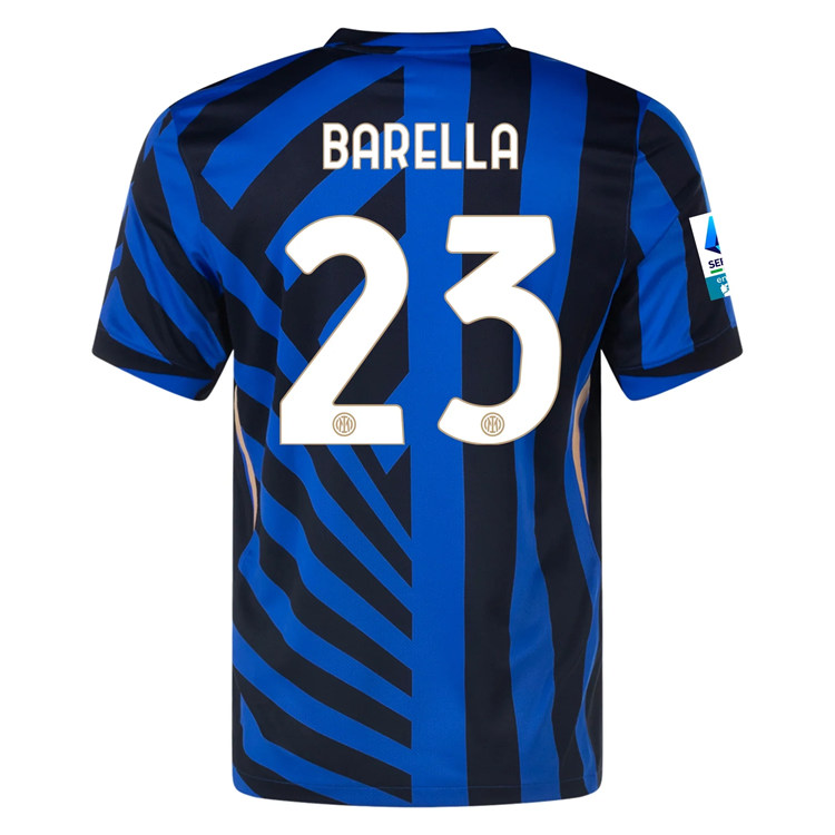 BARELLA 23 Inter Milan 2425 Home Football Shirt - Official Replica