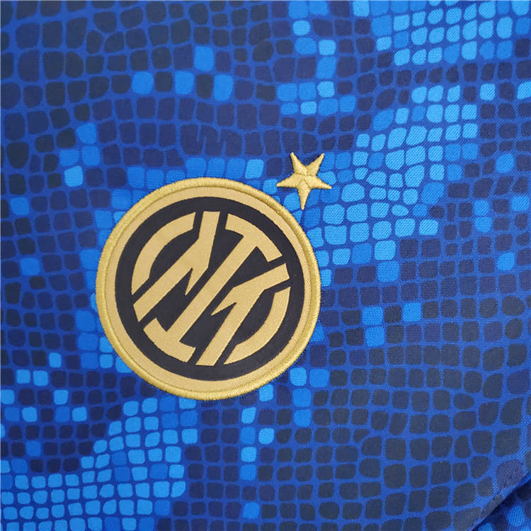 Comfort Fit Inter Milan 21-22 Home Blue Soccer Jersey Football Shirt