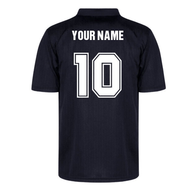 Everton 1995 Black Out Retro Shirt | Customizable Name & Number Breathable Fan Fit