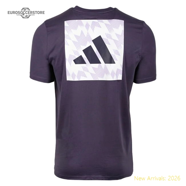 2025-2026 Man Utd Seasonal Graphic Premium Tee Trace Purple
