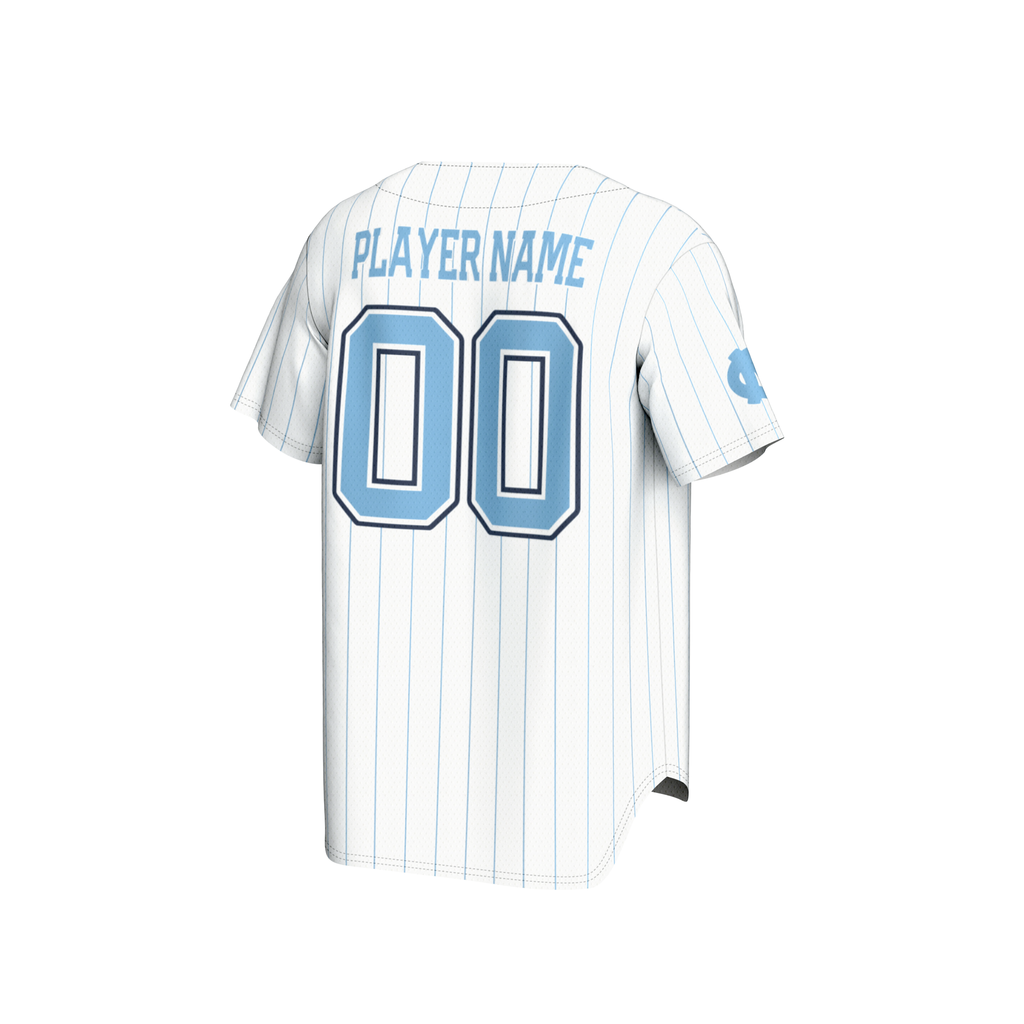 [NJP] North Carolina Tar Heels GameDay Greats Youth NIL Pick-A-Player Lightweight Baseball Jersey - White