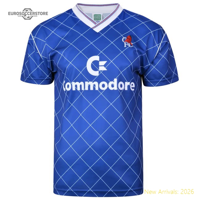 Official Score Draw Chelsea 1988 Retro Football Shirt - Premium