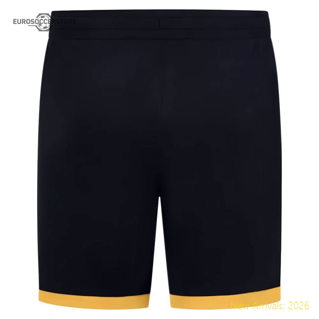 Superior 2025-2026 Wolves Home Shorts (black) - Budget-friendly
