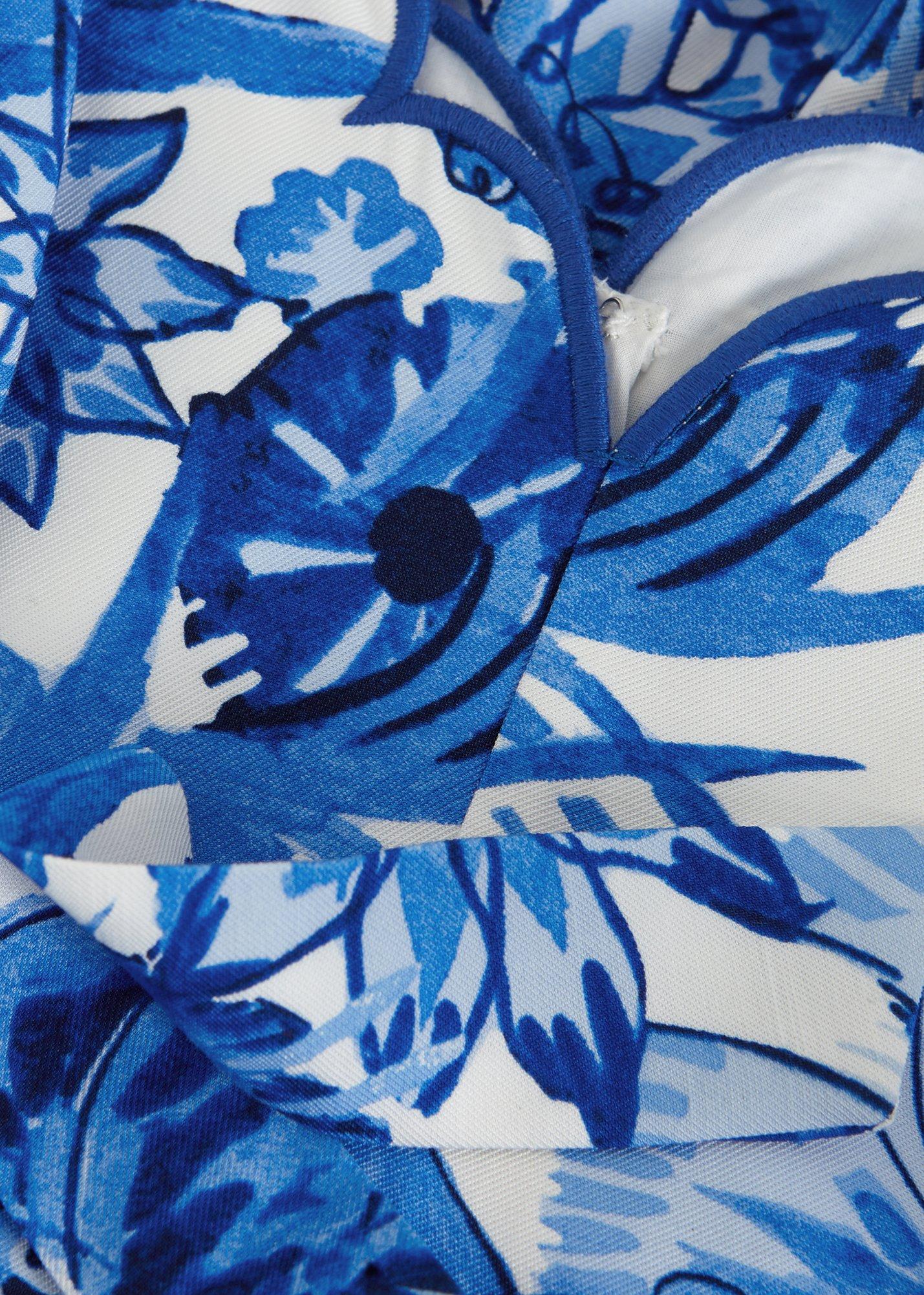 Tamzin Printed Scallop Jumpsuit