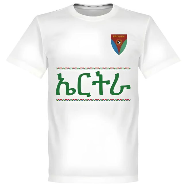 Climate-Control Eritrea Team T-Shirt - White Top-Tier World-Class