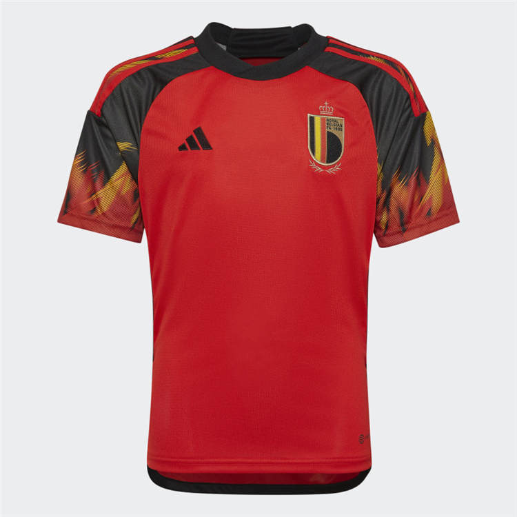 Official World Cup 2022 Belgium Home RedBlack Soccer Shirt Soccer