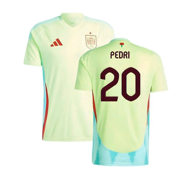 Pedri 20 Limited Edition Spain Away Unique Shirt 2024-2025