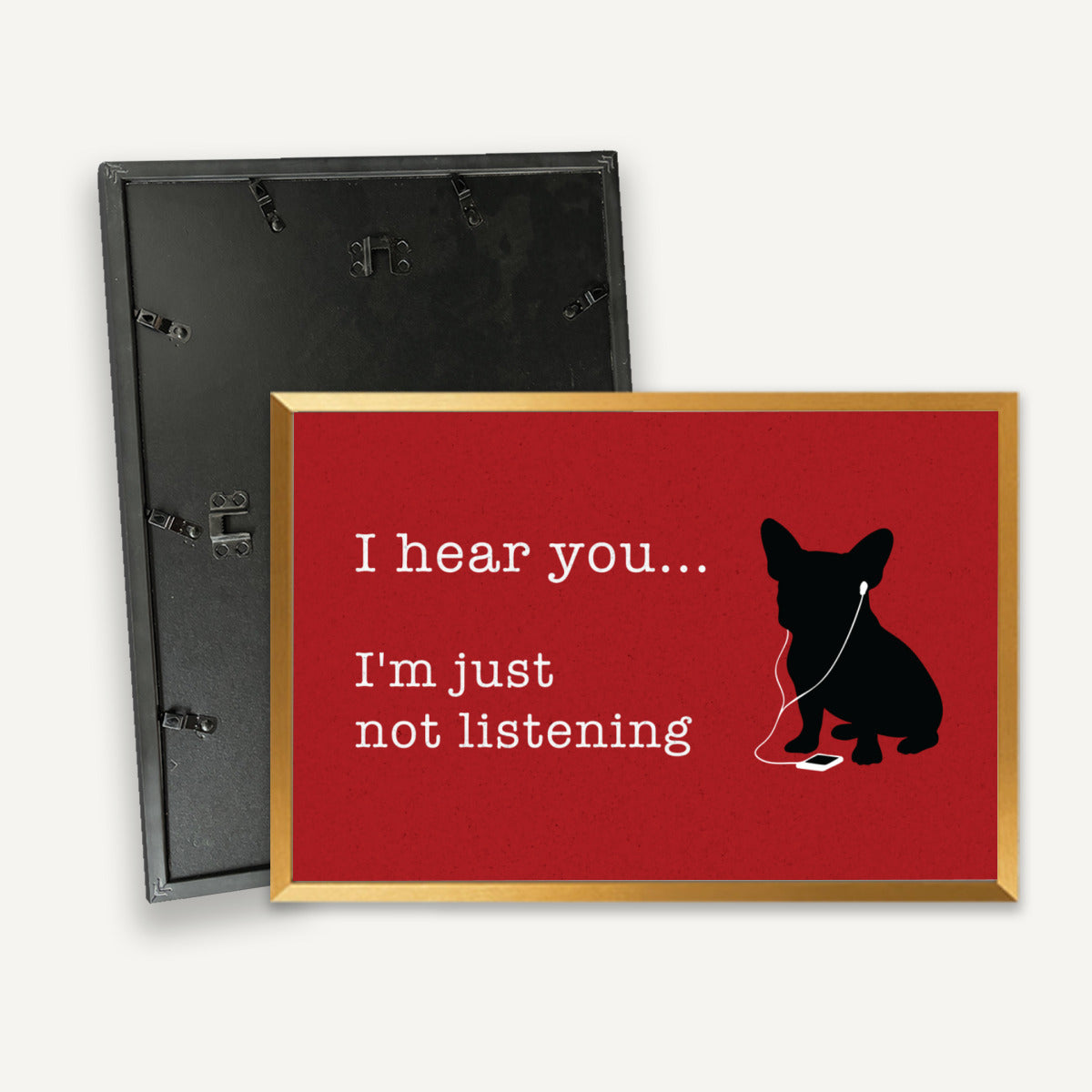 Hear - Casual Framed Poster • Wall Decoration Casual Wear | Trendy Style