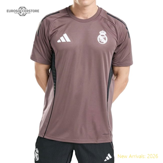 Outstanding 2025-2026 Real Madrid Training Jersey (shadow Fig)