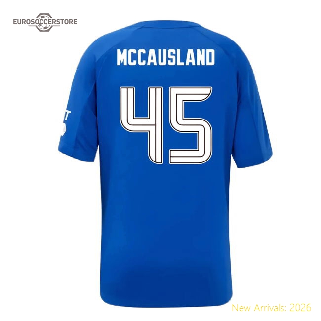 Football Team Mccausland Durable Kids Jersey Climacool Easy-care