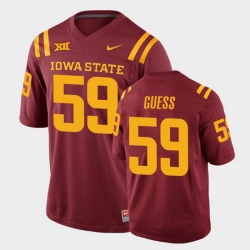 Men's None Game 2024 game day Connor Guess #59 match worn Jersey