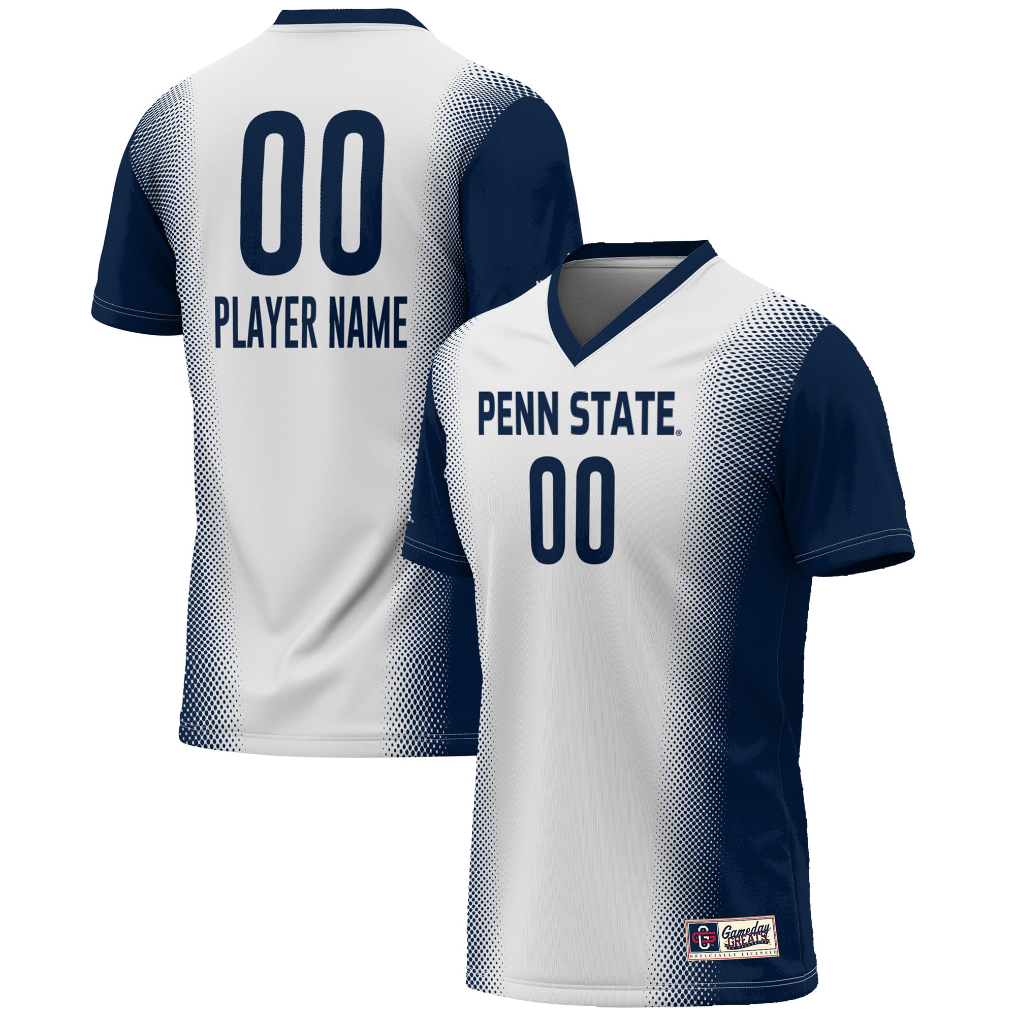 [SJH] Penn State Nittany Lions GameDay Greats NIL Pick-A-Player Lightweight Women's Soccer Jersey - White