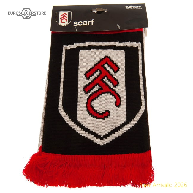 Authentic Fulham Fc Nero Scarf - Premium Quality Football Apparel For