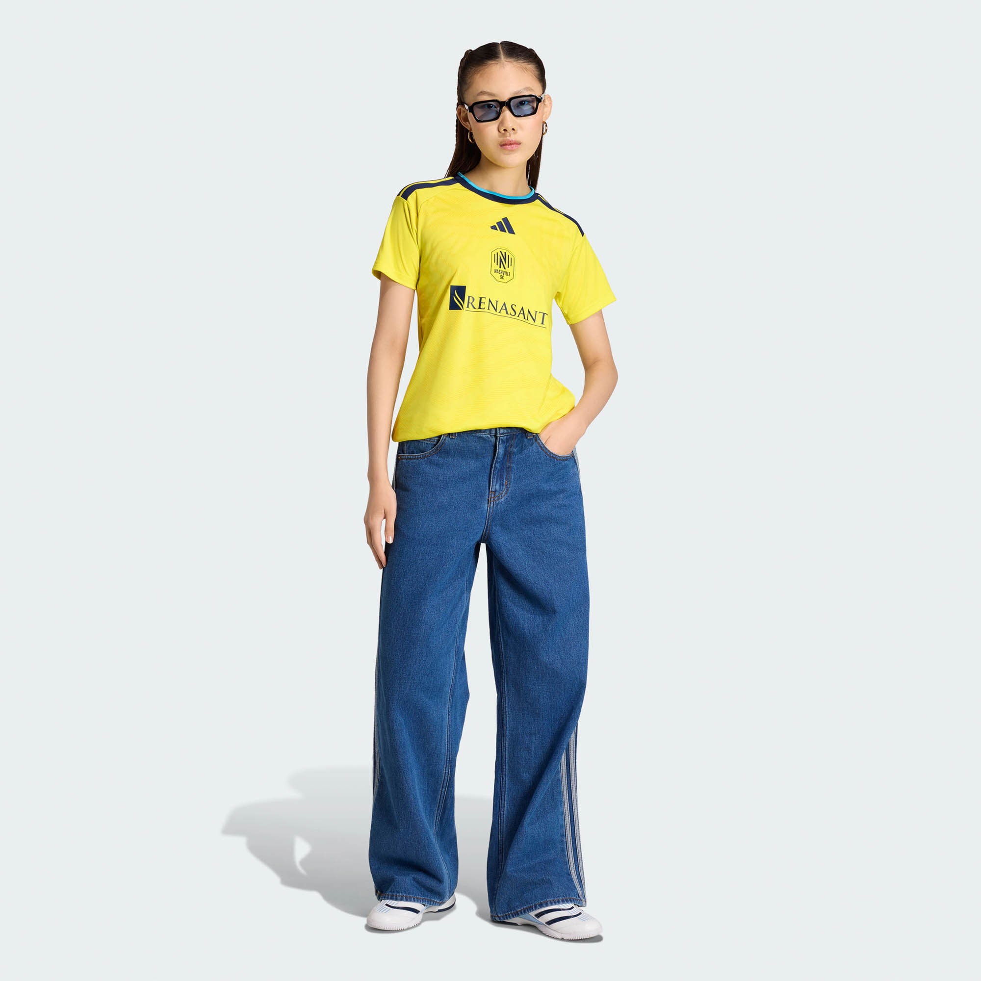 [JED] Nashville SC Women's 2026 The Reverb Kit Replica Jersey - Yellow