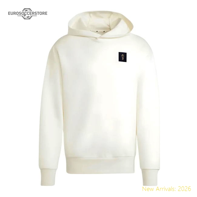 Popular 2024-2025 Juventus Seasonal Doubleknit Hoody (Off White)