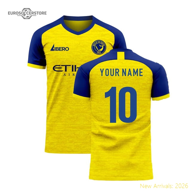 2025-2026 Personalised Al-Nasr Sc Football Shirts Home Womens 2026 Home Shirt Football Fan Apparel