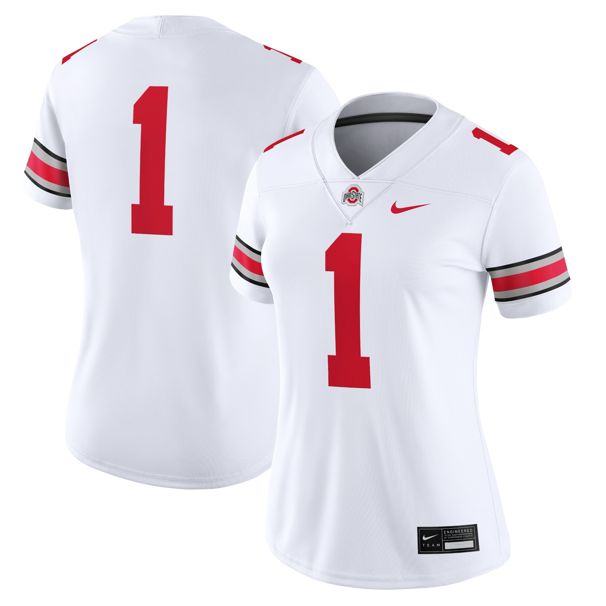 [DDG] Ohio State Buckeyes Women's Game Jersey - White