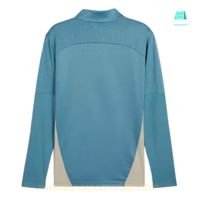 2024-2025 Marseille Training 1/4 Zip Top (Bold Blue)